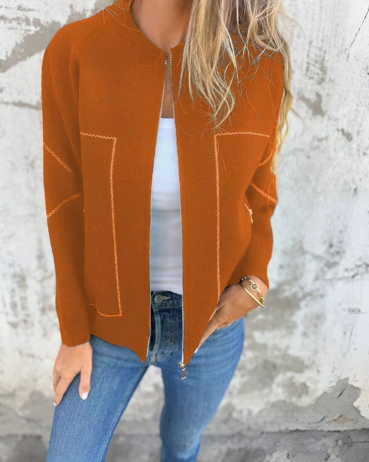 Sylve - Zip-Up Bomber Jacket