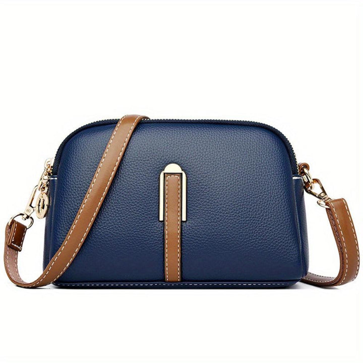 Amara Litchi Embossed Crossbody Bag