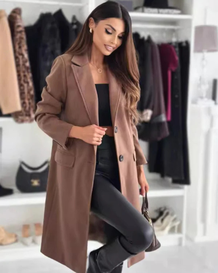 Auria - Elegant Long Coat