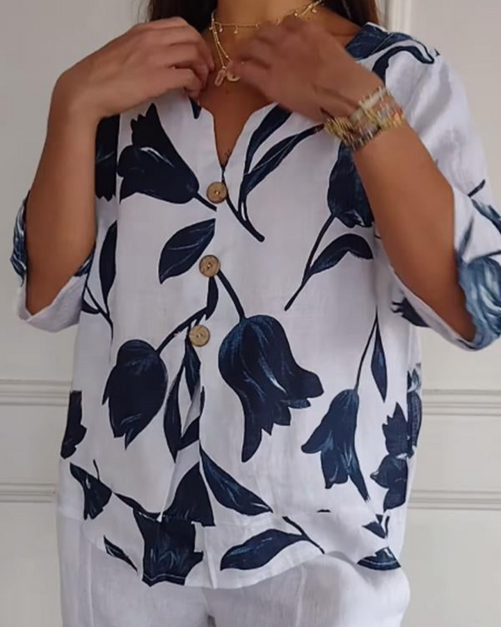 Elisa - Casual Cotton Shirt