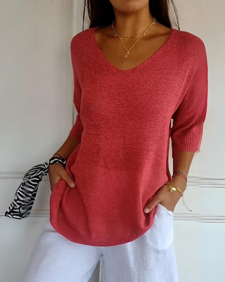 Celia - Breathable Cotton Top