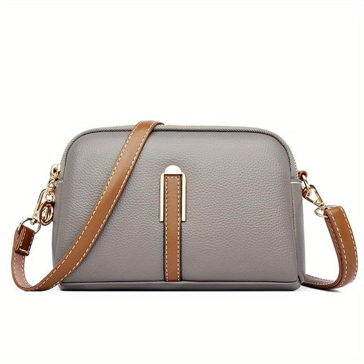 Amara Litchi Embossed Crossbody Bag