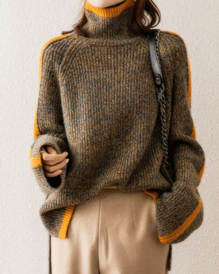 Amei - Stylish Turtleneck Sweater