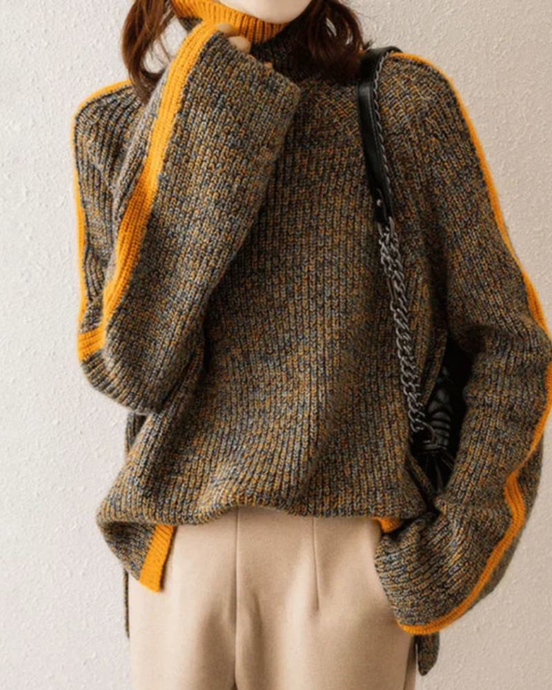 Amei - Stylish Turtleneck Sweater