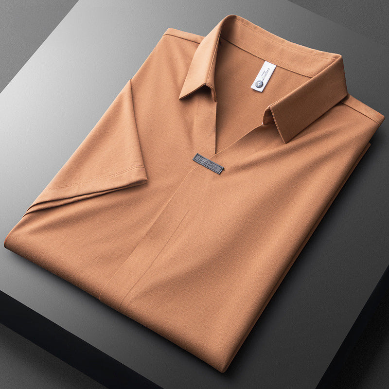 Cornelio - Cotton Silk Polo Shirt