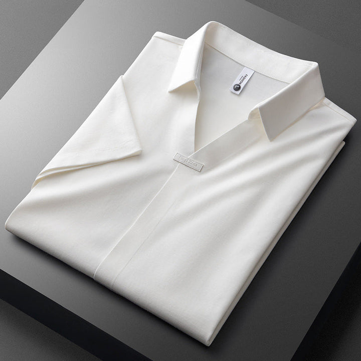 Cornelio - Cotton Silk Polo Shirt