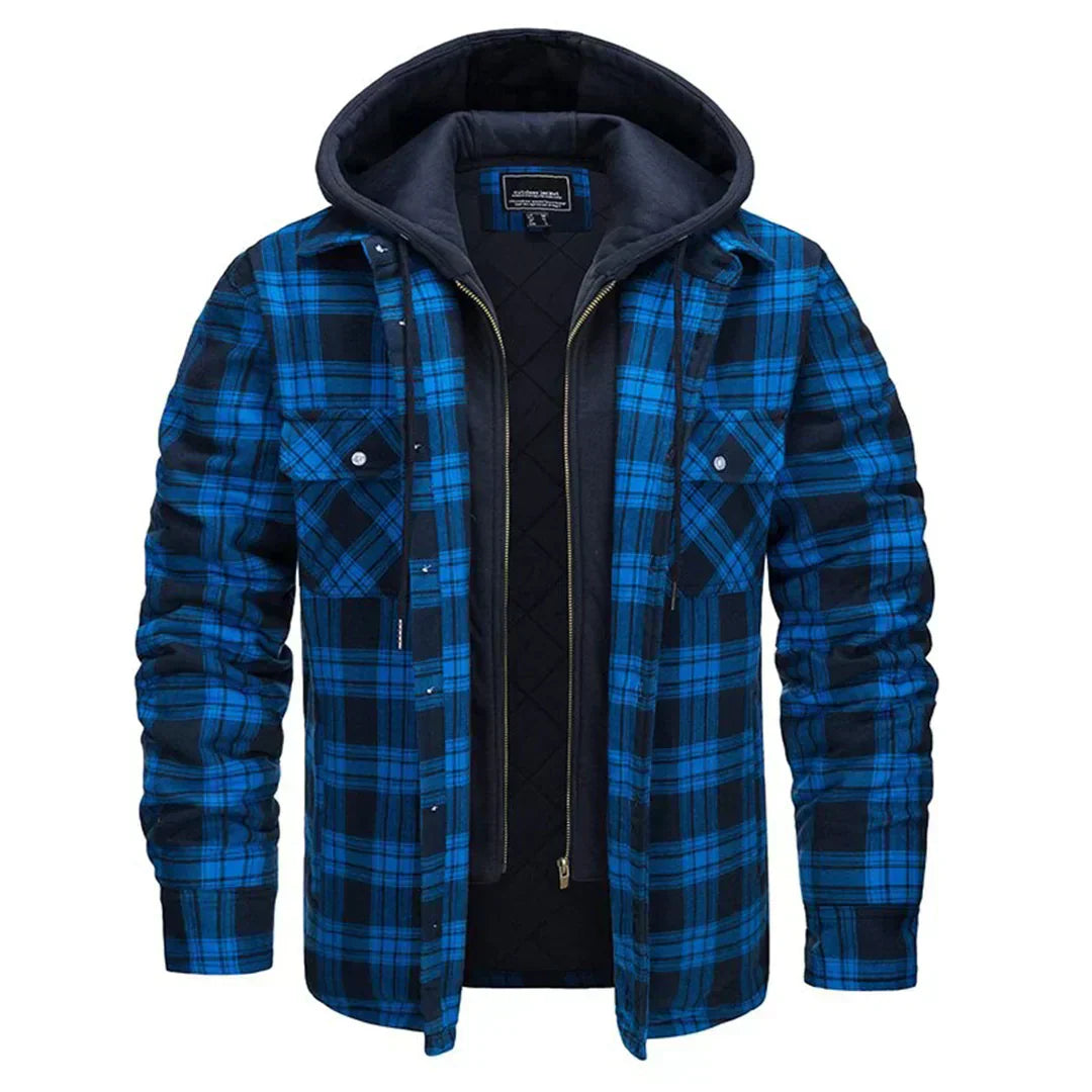 Archie | Men's Plaid Hooded Jacket