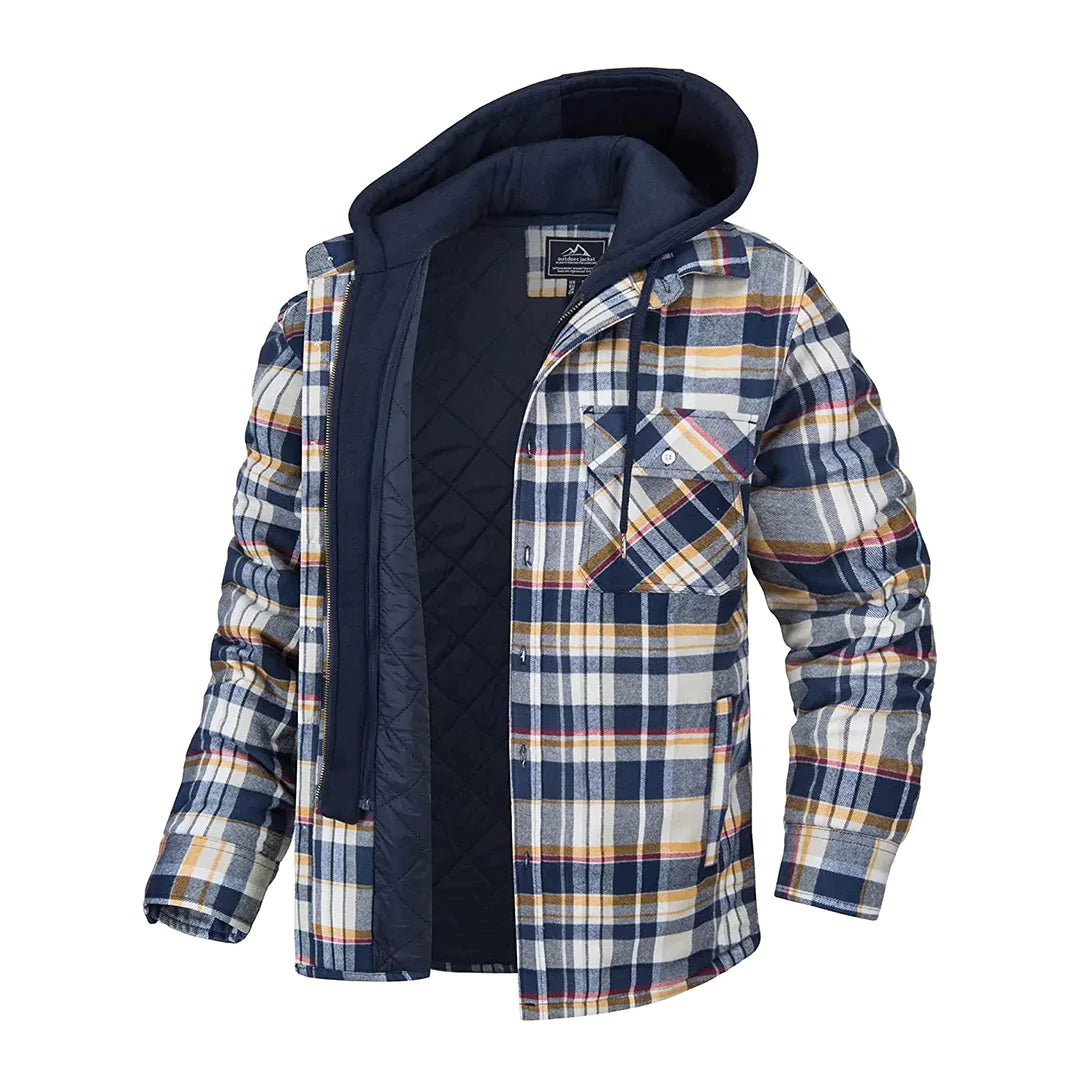 Archie | Men's Plaid Hooded Jacket