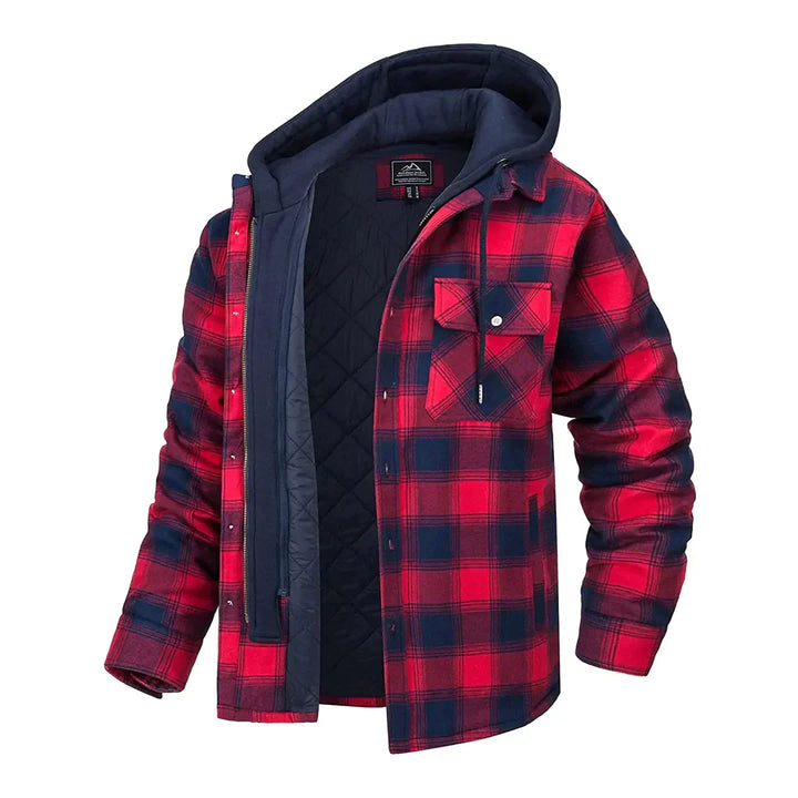 Archie | Men's Plaid Hooded Jacket