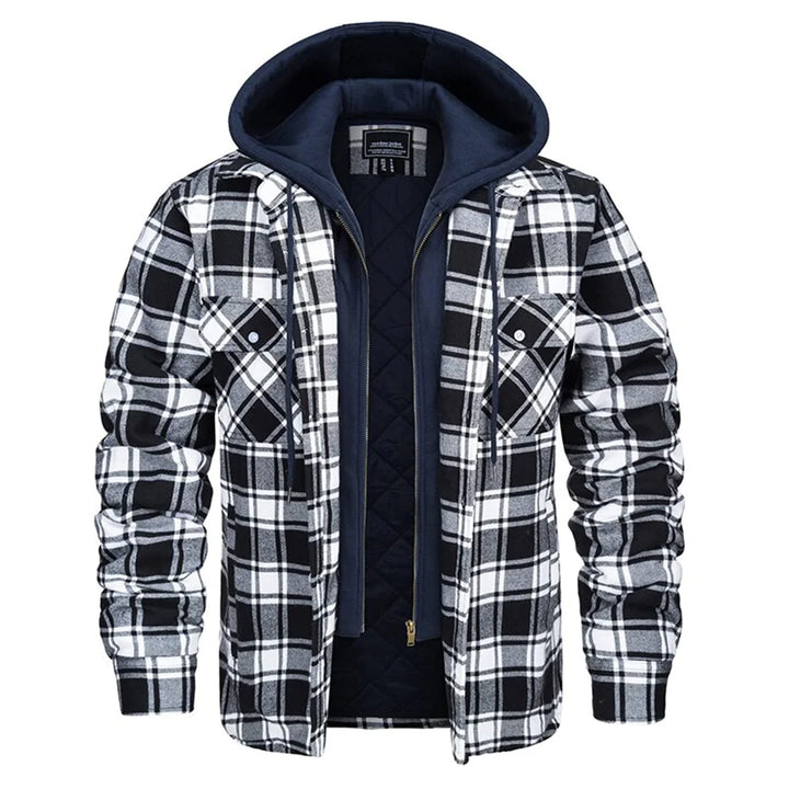 Archie | Men's Plaid Hooded Jacket