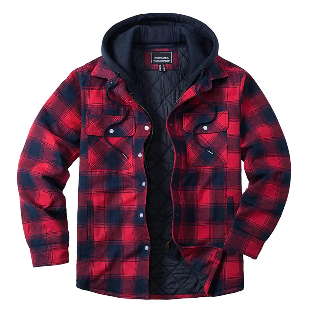 Archie | Men's Plaid Hooded Jacket