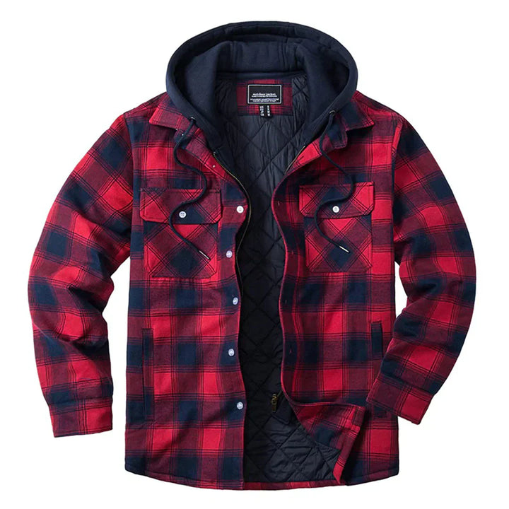Archie | Men's Plaid Hooded Jacket