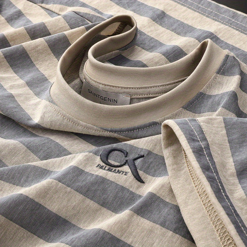 Cole - Striped Cotton Silk Shirt