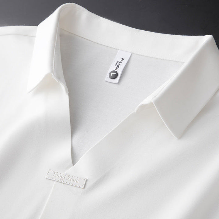 Cornelio - Cotton Silk Polo Shirt