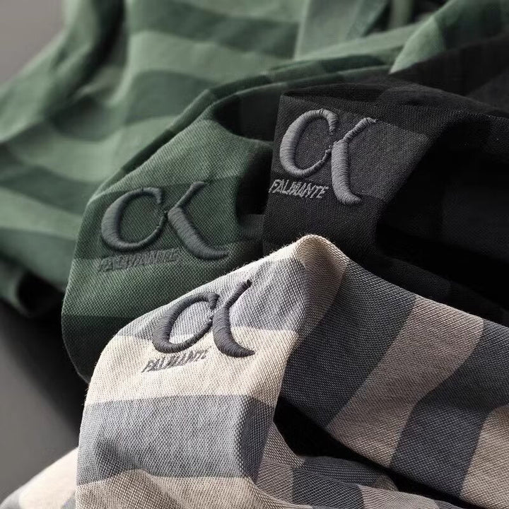 Cole - Striped Cotton Silk Shirt