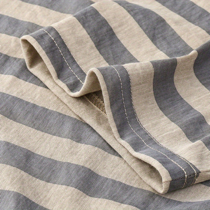 Cole - Striped Cotton Silk Shirt