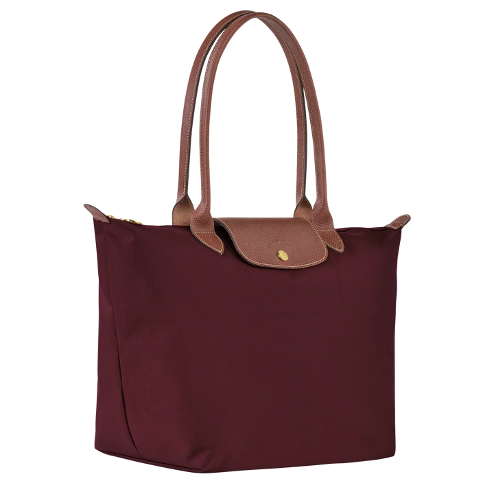 Velora - Large Le Pliage Tote, Burgundy