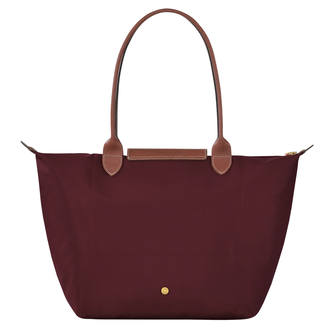 Velora - Large Le Pliage Tote, Burgundy