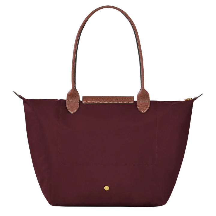 Velora - Large Le Pliage Tote, Burgundy
