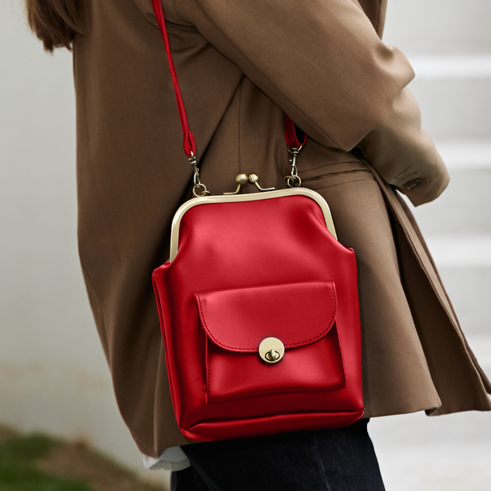 Vintage Kiss-Lock Bag – Retro Elegance Redefined