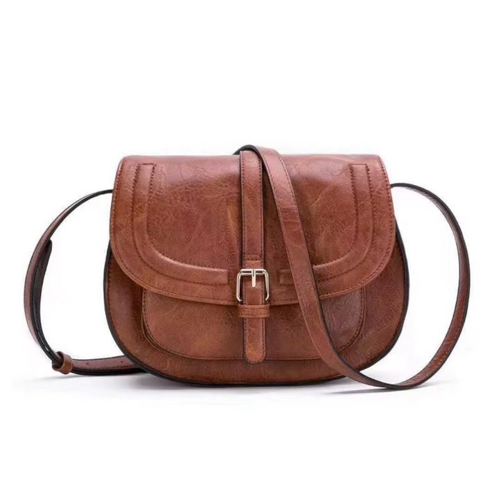Valeria Classic Saddle Crossbody Bag