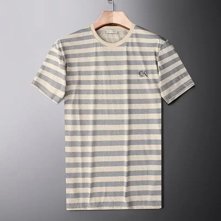 Cole - Striped Cotton Silk Shirt
