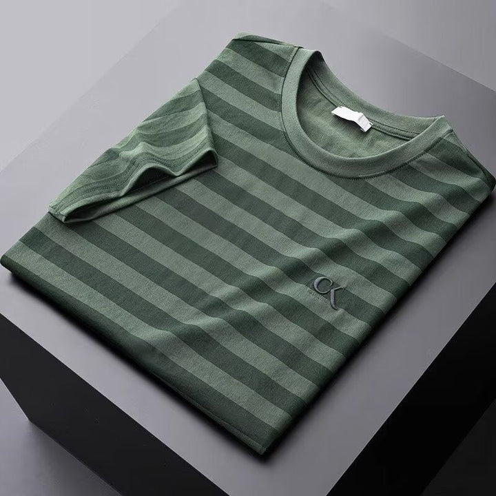 Cole - Striped Cotton Silk Shirt