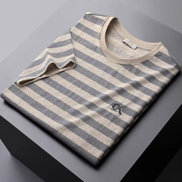 Cole - Striped Cotton Silk Shirt