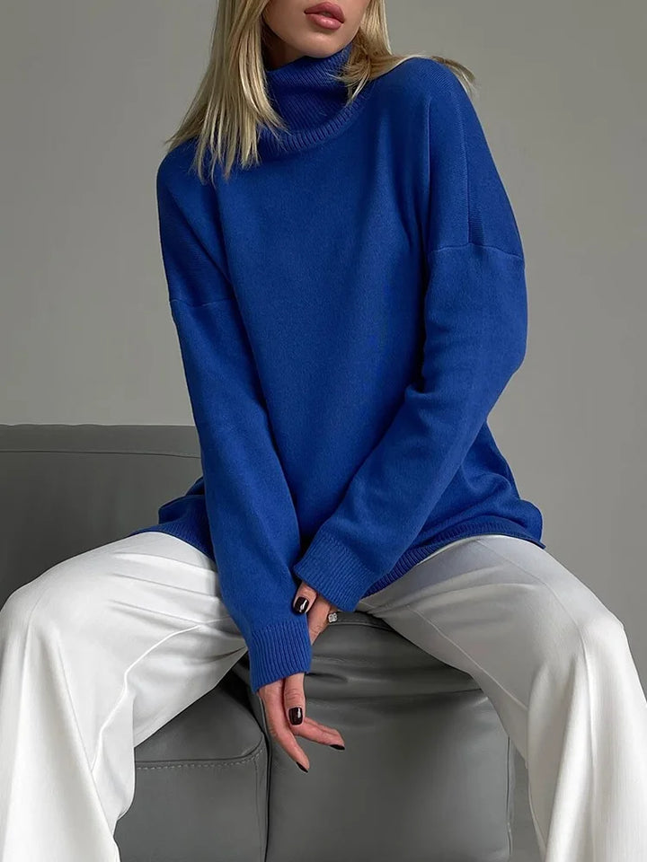 Warm Knitted Turtleneck Pullover