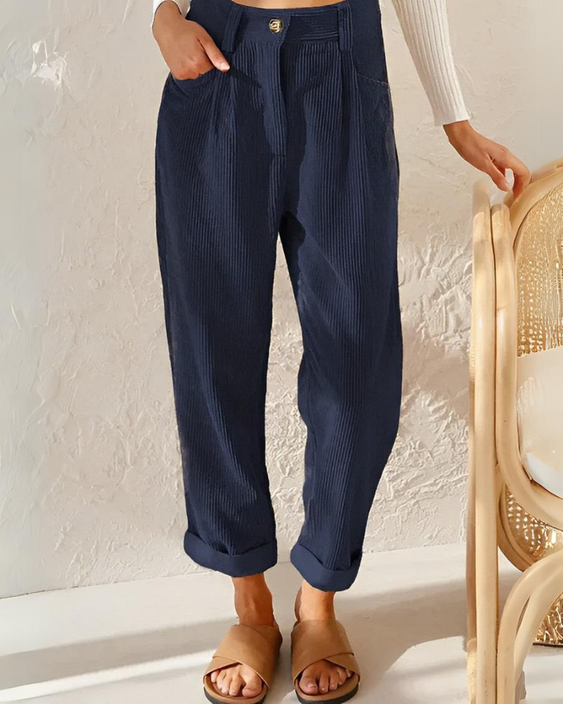 Jena - Stylish Corduroy Trousers