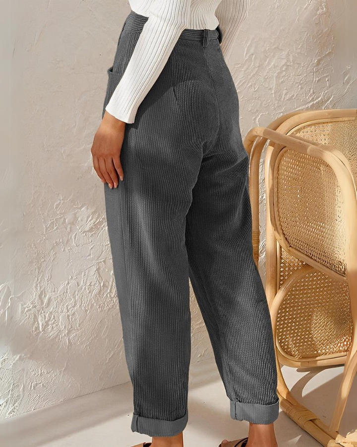 Jena - Stylish Corduroy Trousers