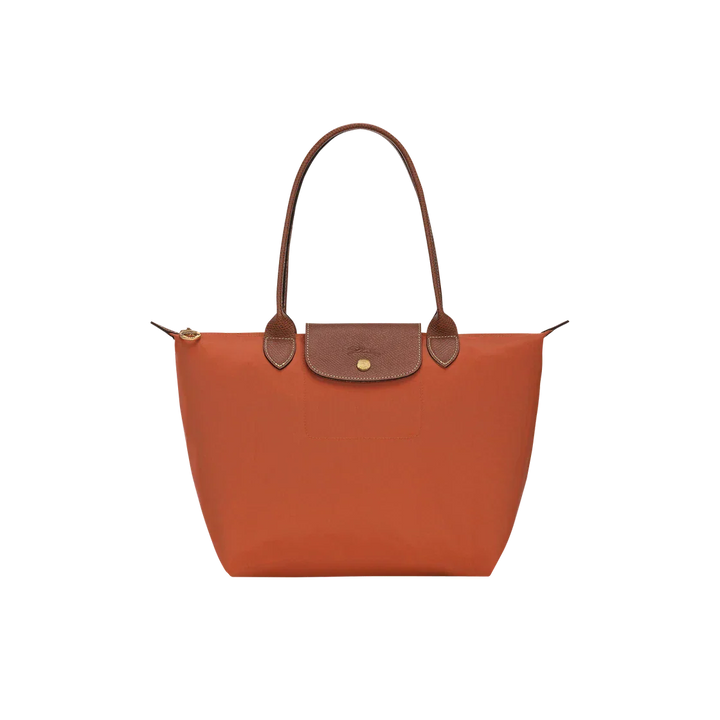 Velora - Large Le Pliage Tote, Brick